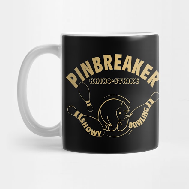 Pinbreaker - Rhino-Strike (golden print) by aceofspace